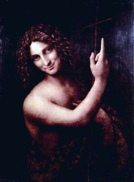 Описание картины Леонардо да Винчи «Иоанн Креститель»