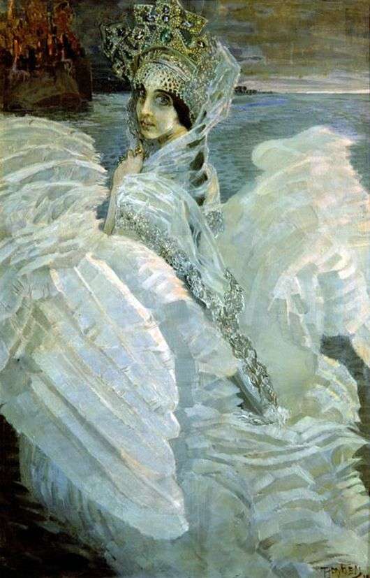 Описание картины Михаила Врубеля «Царевна Лебедь»