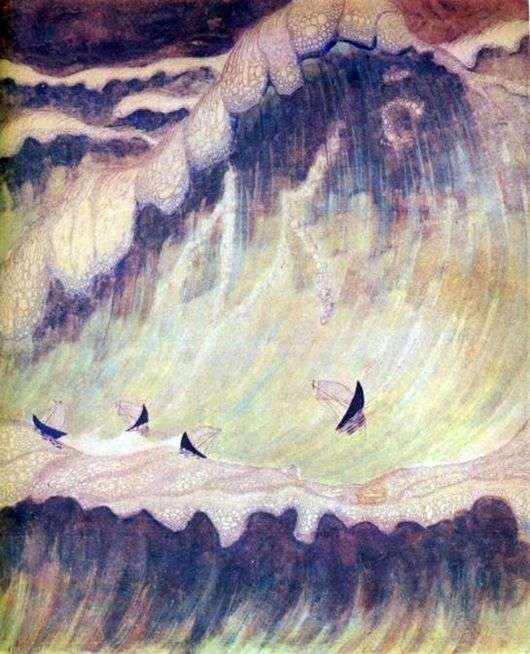 Описание картин Микалоюса Чюрлениса «Соната моря»