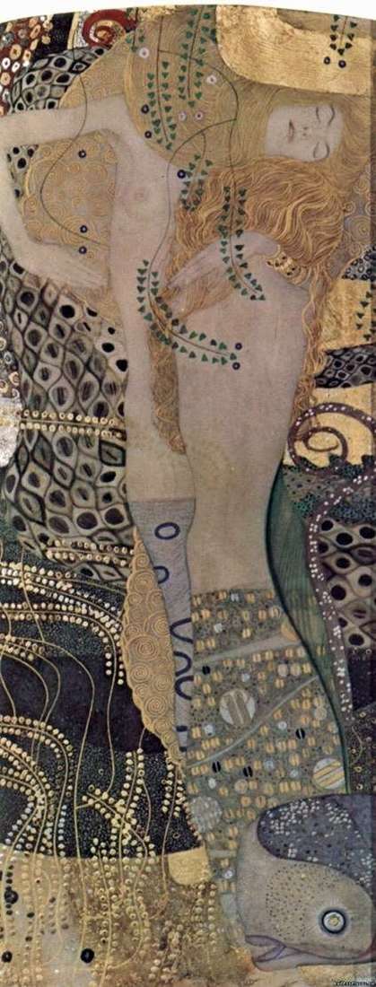 Описание картины Климта Густава «Водяные змеи»