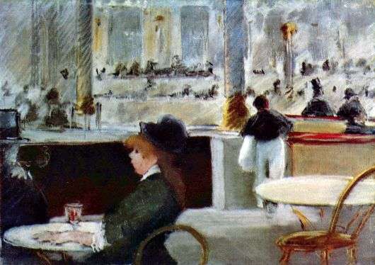 Описание картины Эдуарда Мане «В кафе»
