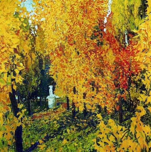 Описание картины Александра Головина «Осень»