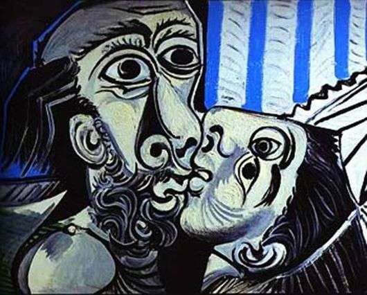 Описание картины Пабло Пикассо «Поцелуй»