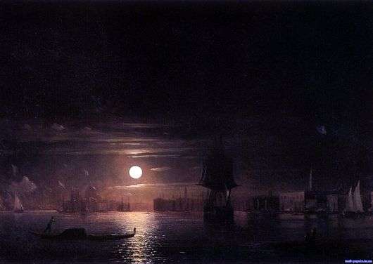Описание картины Ивана Айвазовского «Ночь в Венеции»