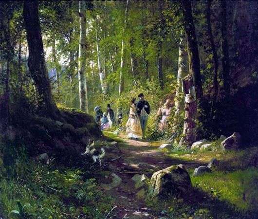 Описание картины Ивана Шишкина «Прогулка по лесу»