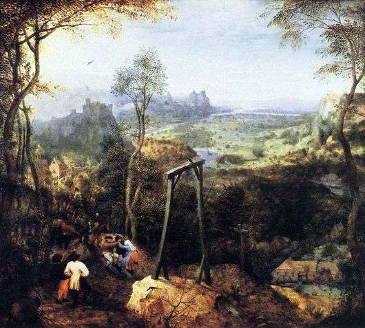 Описание картины Питера Брейгеля «Сорока на виселице»