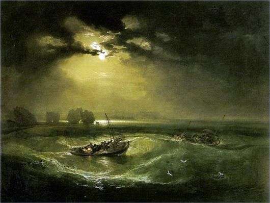 Описание картины Уильяма Тернера «Рыбаки в море»