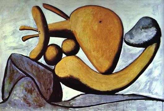 Описание картины Пабло Пикассо «Девушка бросающая камень»