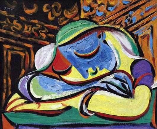 Описание картины Пабло Пикассо «Спящая девушка»