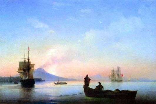 Описание картины Ивана Айвазовского «Неаполитанский залив утром»
