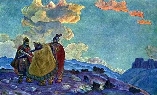 Описание картины Николая Рериха «Короны»