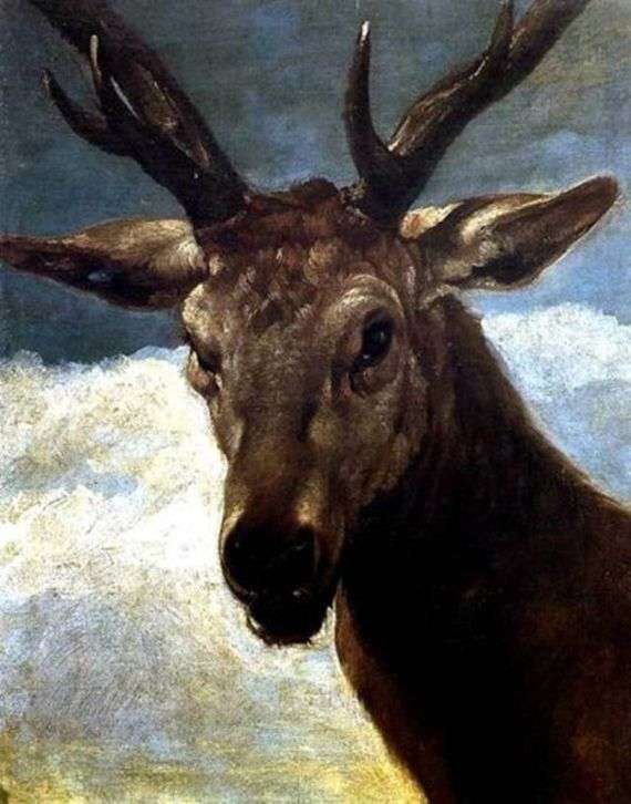 Описание картины Диего Веласкеса «Голова оленя»