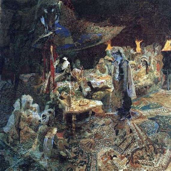 Описание картины Михаила Врубеля «Восточная сказка»