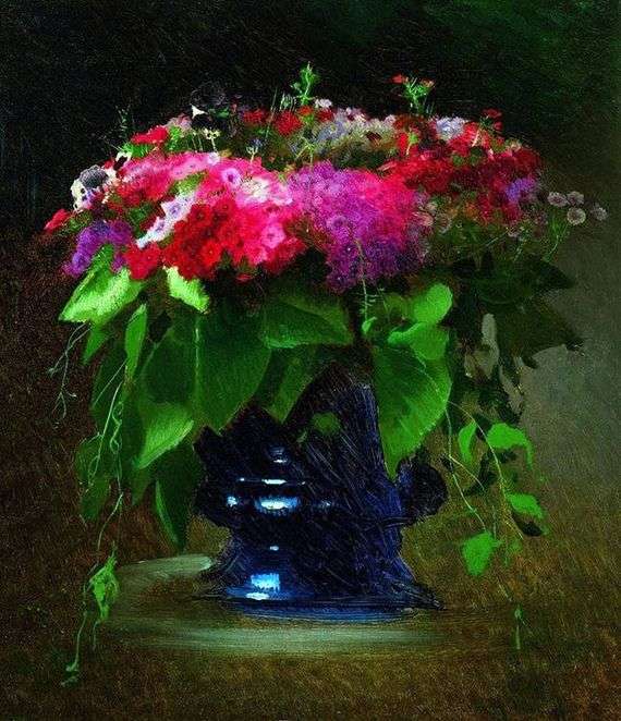 Описание картины Ивана Крамского «Букет цветов»