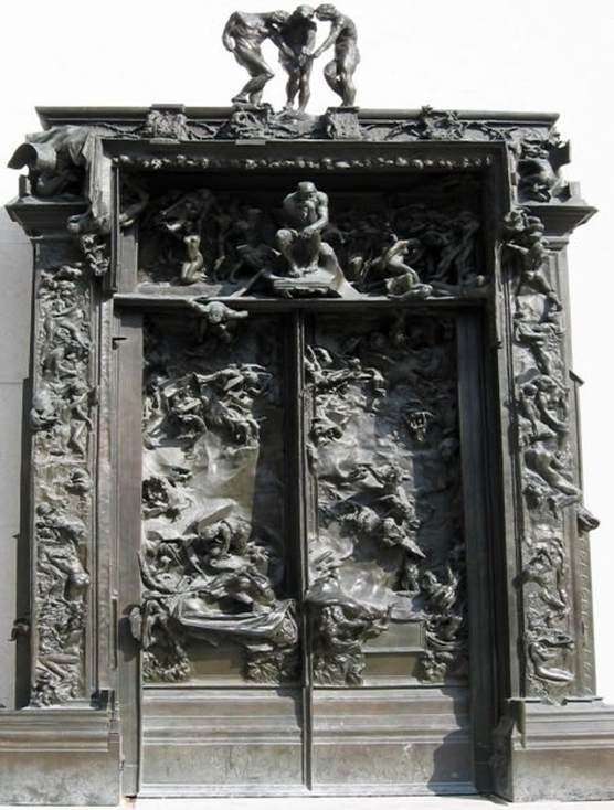 Описание скульптурной композиции Франсуа Огюста Родена «Врата ада»