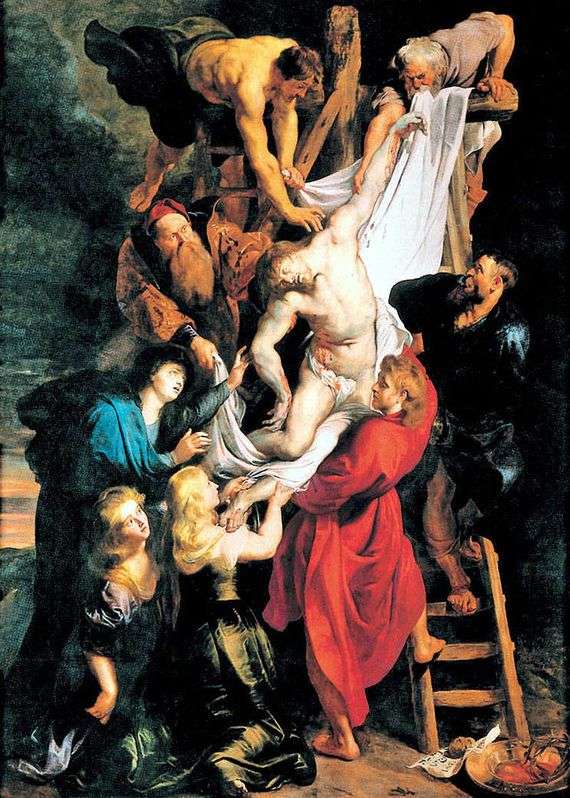 Описание картины Питера Рубенса «Снятие с креста»