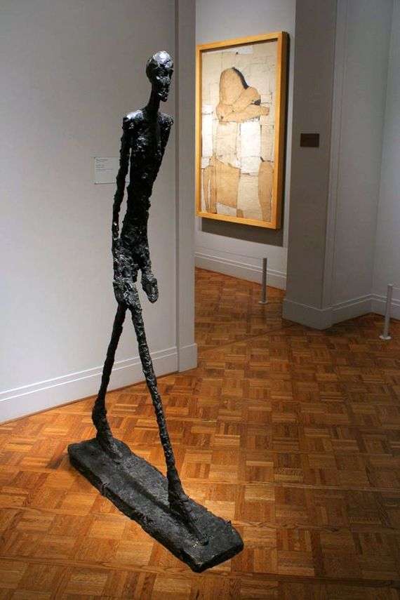 Описание скульптуры Альберто Джакометти «Шагающий человек»