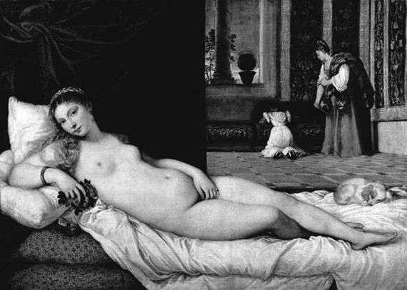 Описание картины Тициана Вечеллио «Венера Урбинская»
