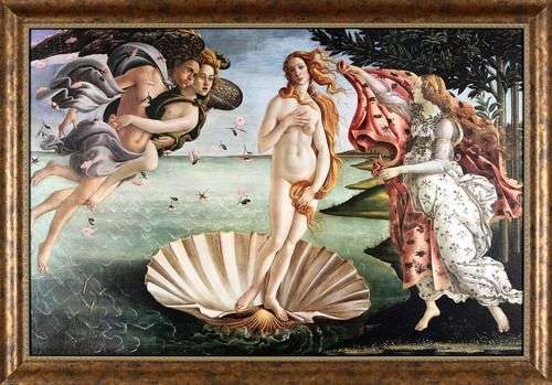 Описание картины Сандро Боттичелли «Рождение Венеры»
