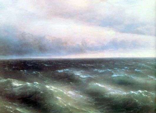 Описание картины Ивана Айвазовского «Черное море»