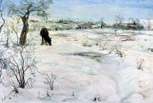 Описание картины Исаака Бродского «Зима»